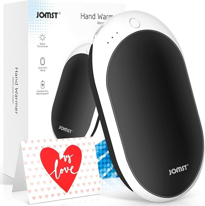 Jomst New 7800mAh Rechargeable Hand Warmers Portable Electric Power Bank,Larger Capacity Hand War... | Amazon (US)