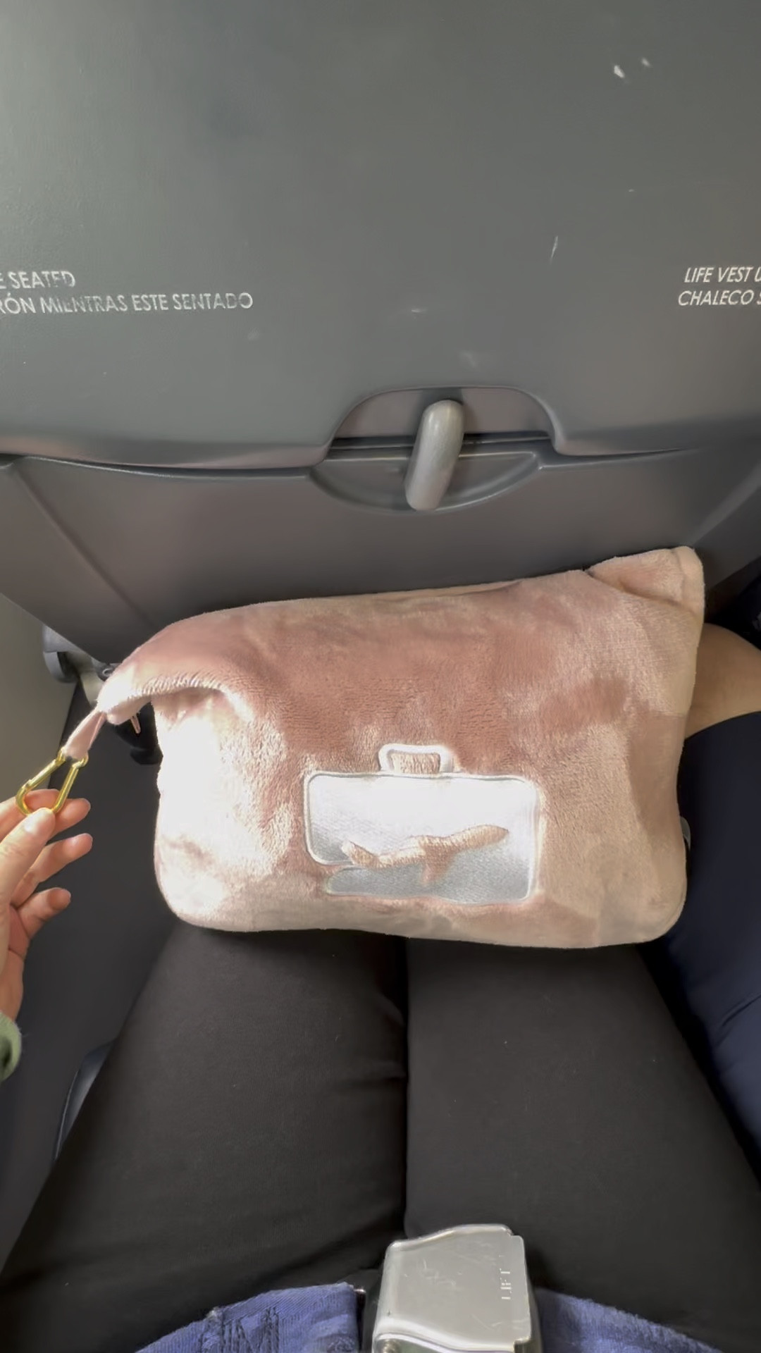 Travel must haves ✈️✈️✈️ 
Travel blanket and pillow 2 in 1 that clips to luggage or backpack. 

#LTKGiftGuide #LTKfindsunder50 #LTKtravel