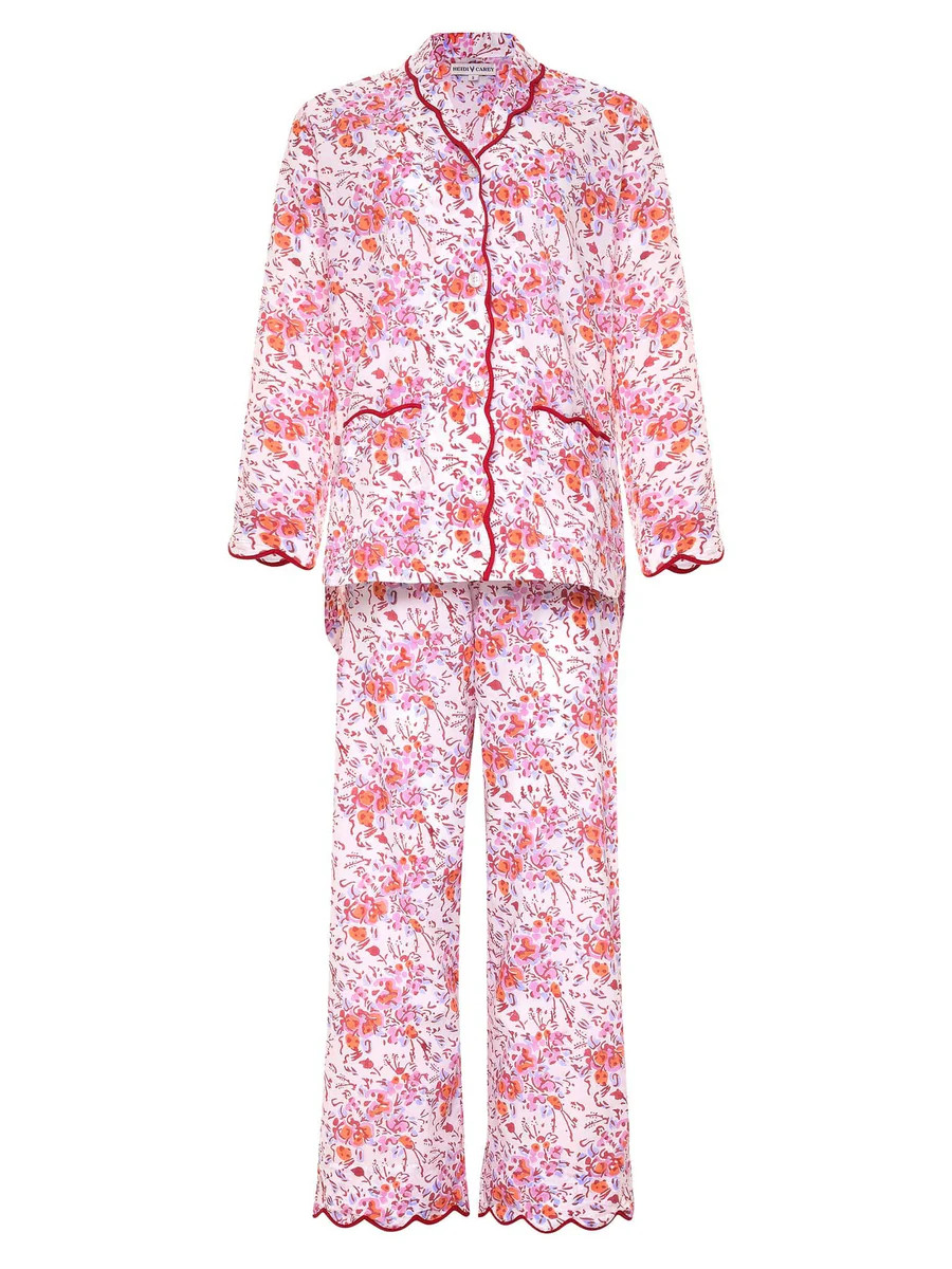 Pink Floral Pajamas | Heidi Carey