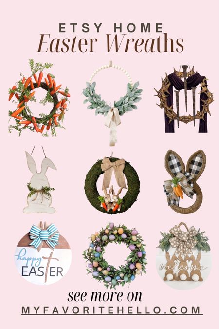 Easter decor, Easter wreaths, Easter front porch decor, Etsy finds #easterdecor #easterwreath 

#LTKparties #LTKhome #LTKSeasonal