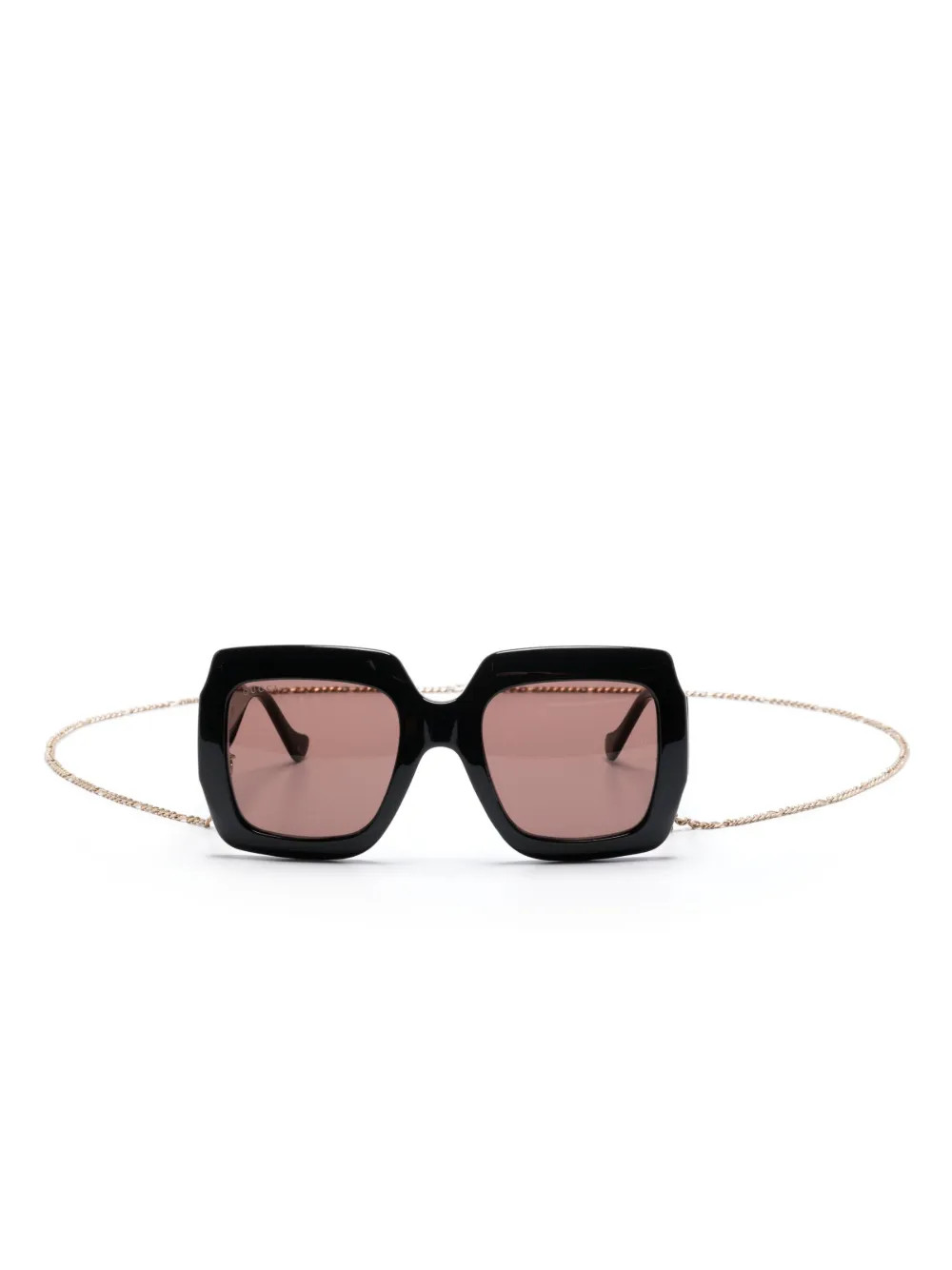 Gucci Eyewear Interlocking G square-frame Sunglasses | Black | FARFETCH CA | Farfetch Global