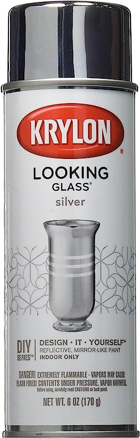 Krylon Looking Glass Silver-Like Aerosol Spray Paint 6 Oz. | Amazon (US)