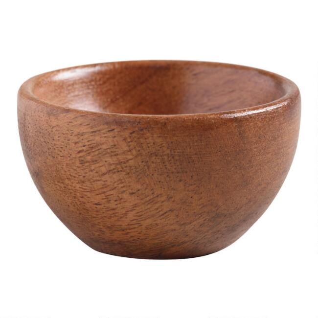 Mini Wood Prep Bowls Set Of 4 | World Market