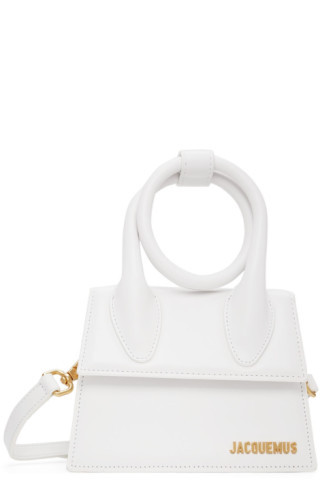 Jacquemus - White La Montagne 'Le Chiquito Nœud' Bag | SSENSE