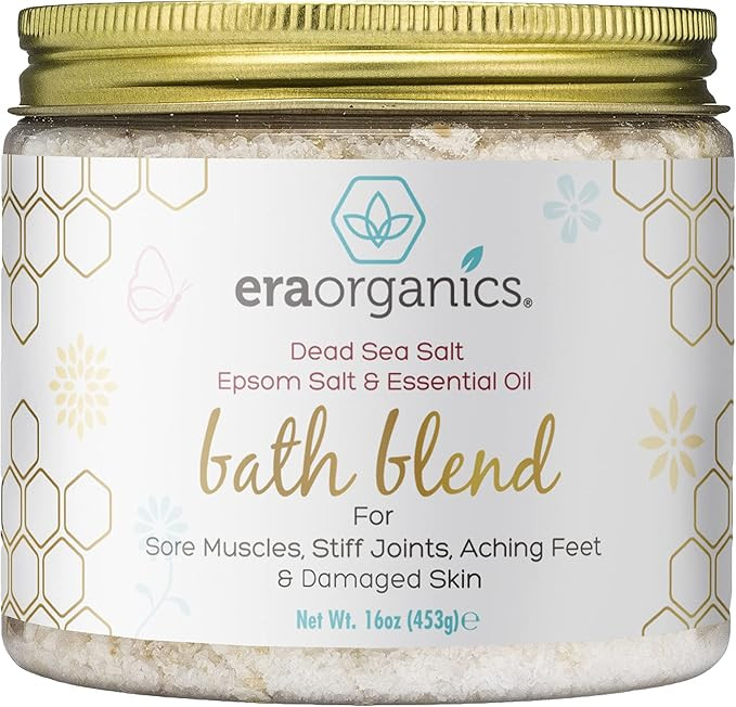 Era Organics Epsom Salt Lavender Bath Salt Blend - Organic Bath Salts to Soothe Aches - Pregnancy... | Amazon (US)
