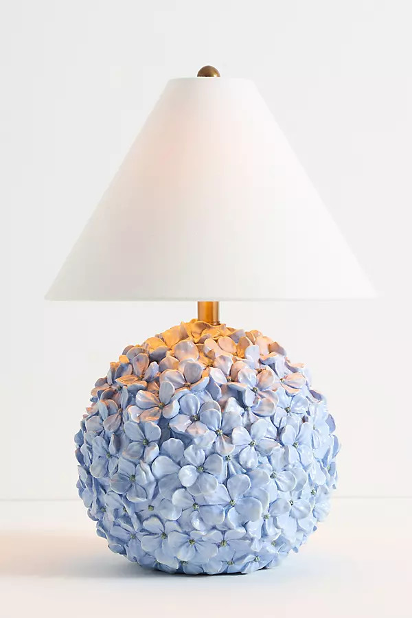 Aster Hydrangea Table Lamp | Anthropologie (US)