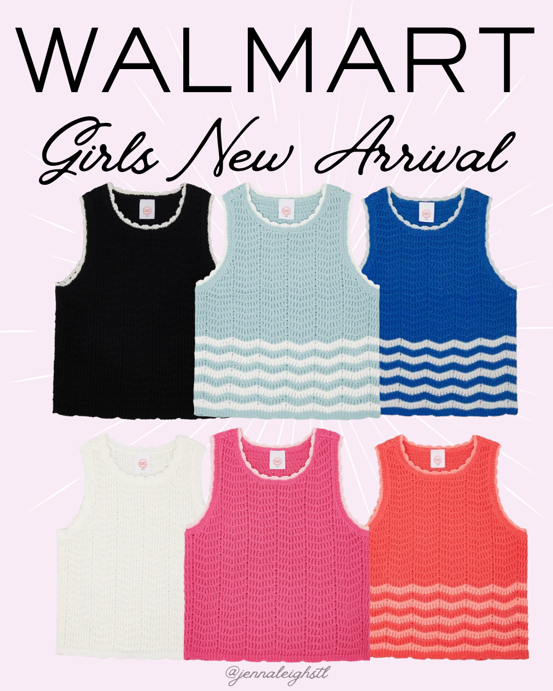 Walmart new girls find. The Wonder Nation girls sweater tank comes in so many fun colors and is such a cute piece for spring and summer outfits. 

 #LTKmomlife #LTKSeasonal #LTKKids