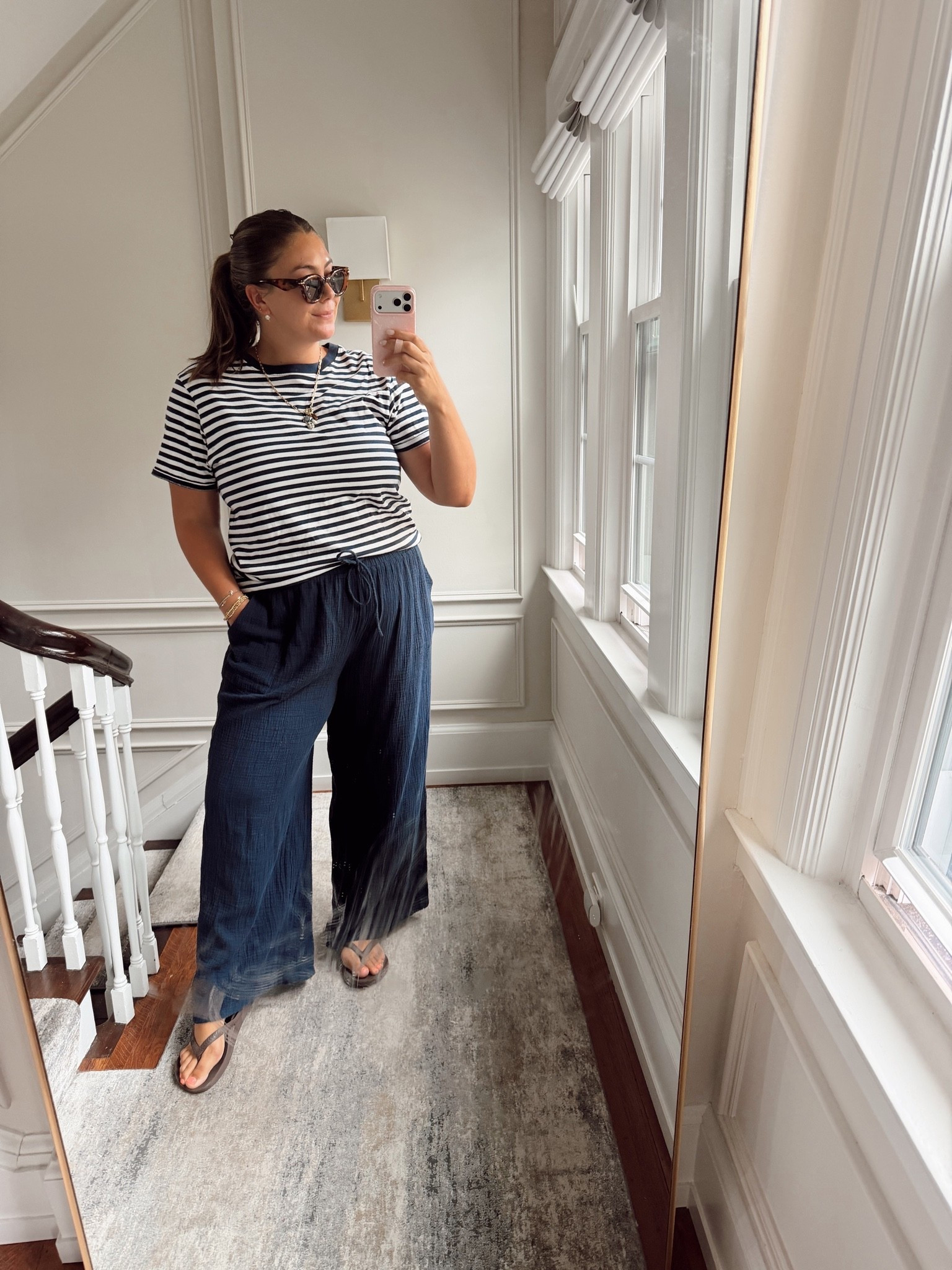Wearing 2X in tee and XXL bottoms, they’re from last summer so color is gone but the quince ones look identical!

#LTKootd #LTKSeasonal #LTKPlusSize