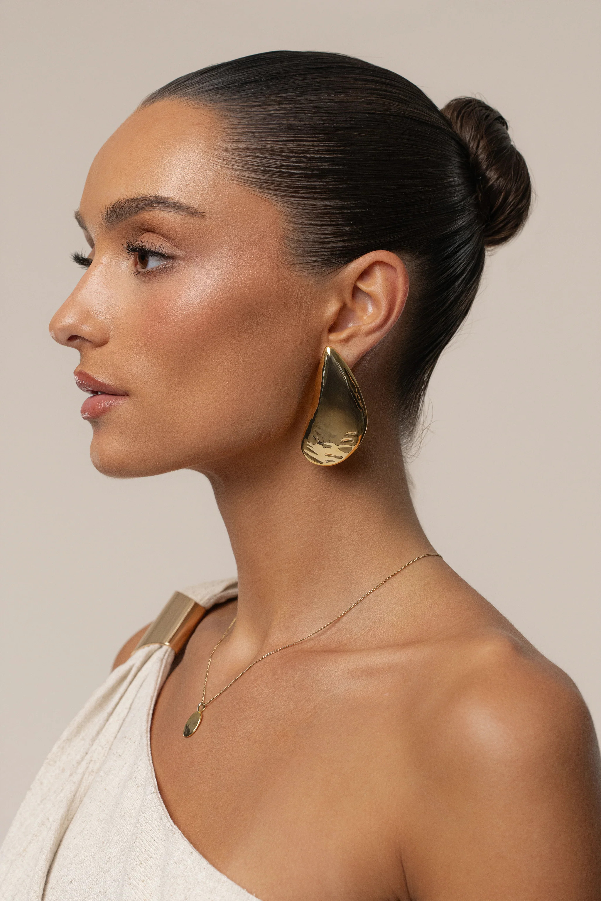 Gold Mazzy Earrings | JLUXLABEL