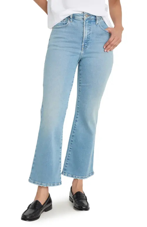 Good American Soft-Tech Good Legs Crop Mini Bootcut Jeans in Indigo1225 at Nordstrom | Nordstrom