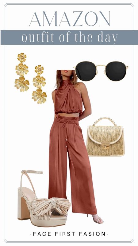 #summeroutfit #amazon #set 
I bought this set in two colors I loved it so much! The perfect summer and vacation piece! 

#LTKFind #LTKstyletip #LTKunder50