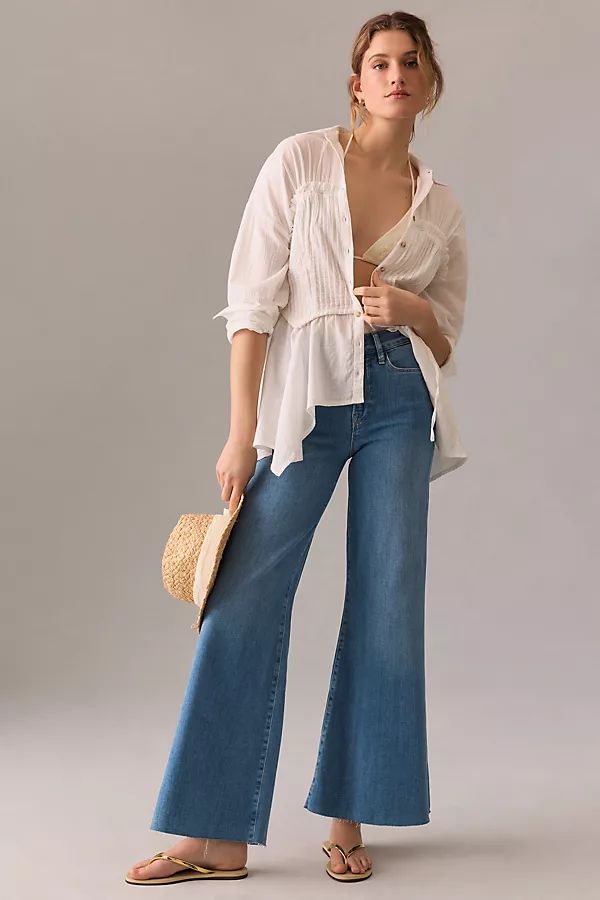 Frame Le Palazzo Crop Jeans | Anthropologie (US)
