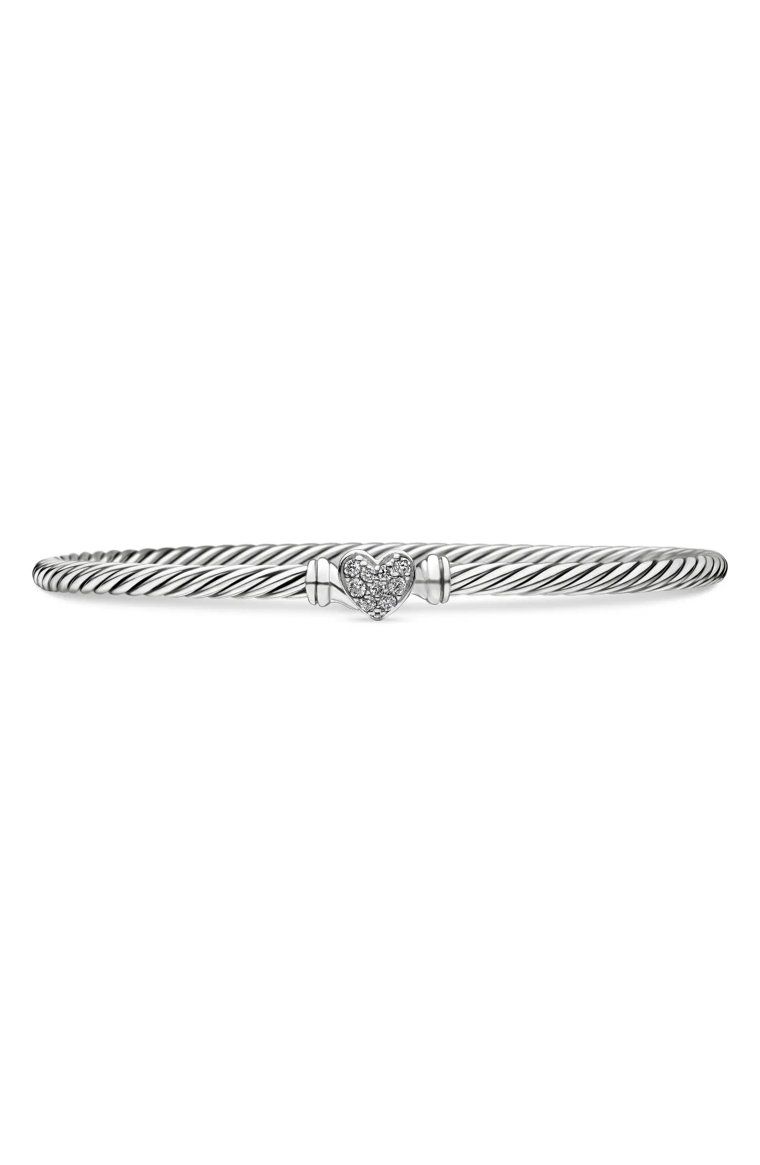 Cable Collectibles® Diamond Heart Bracelet | Nordstrom