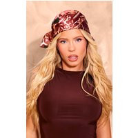 Leopard Print Head Scarf | PrettyLittleThing US