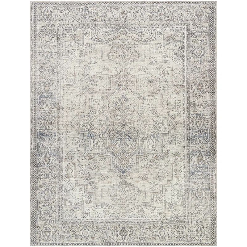 Becki Owens x Surya Margot Oriental Light Gray/Beige Area Rug | Wayfair North America