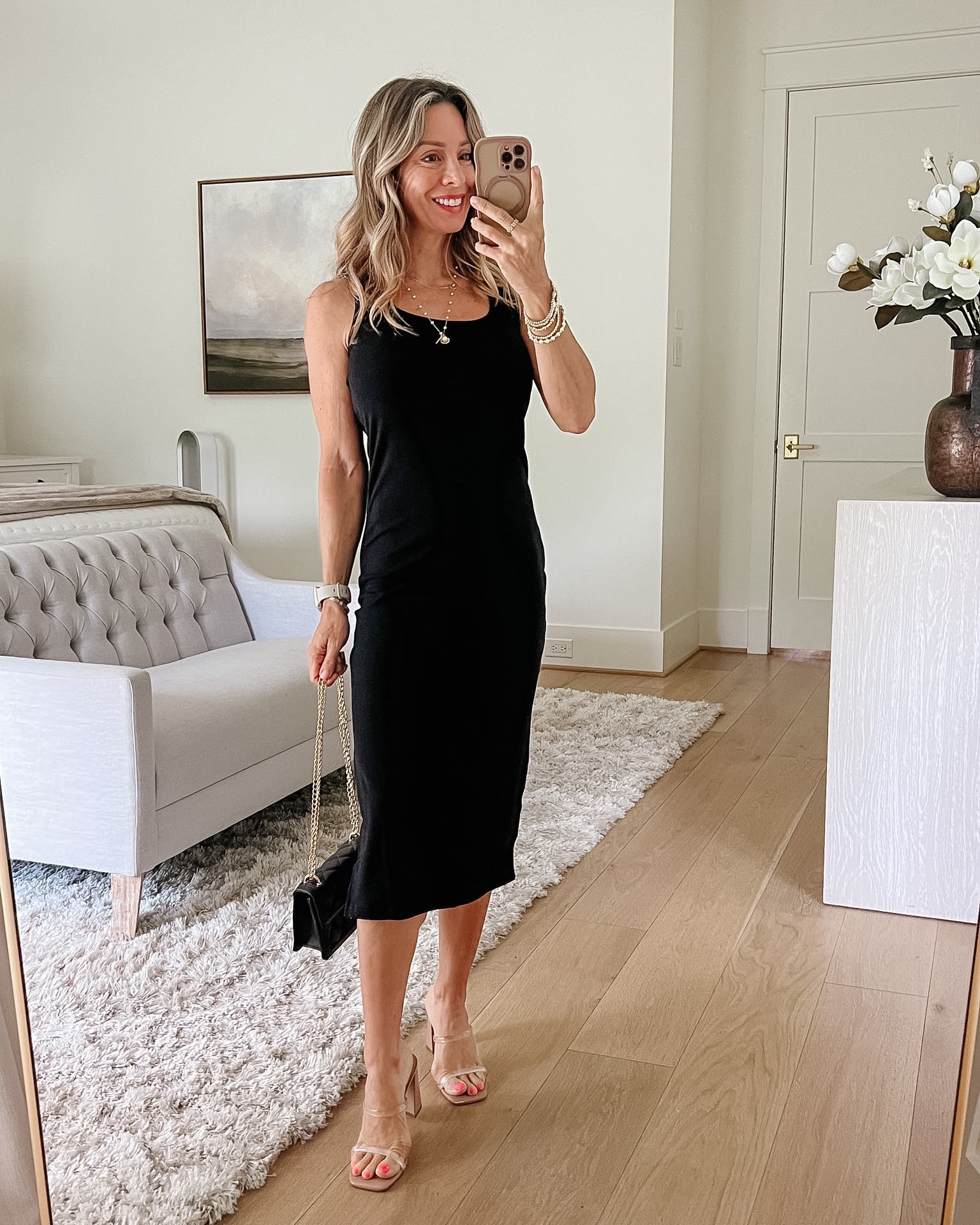 Bodycon Midi Dress from Amazon 

Dress Fit: I'm wearing a Small

#LTKWedding #LTKOver40 #LTKPetite