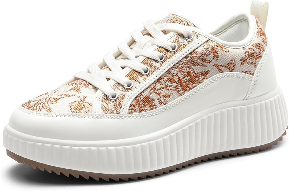 DREAM PAIRS Women Platform Chunky Sneakers Sky Comfortable Casual Platform Fashion Sneaker | Amazon (US)