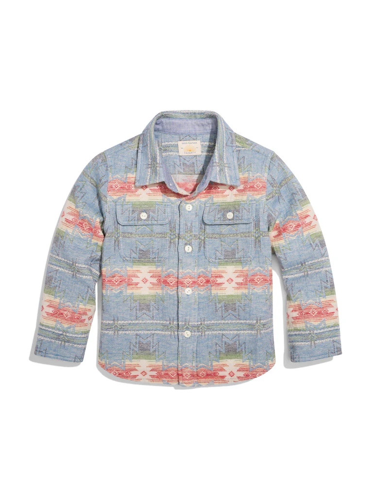 Kids Doug Good Feather Overshirt | Faherty