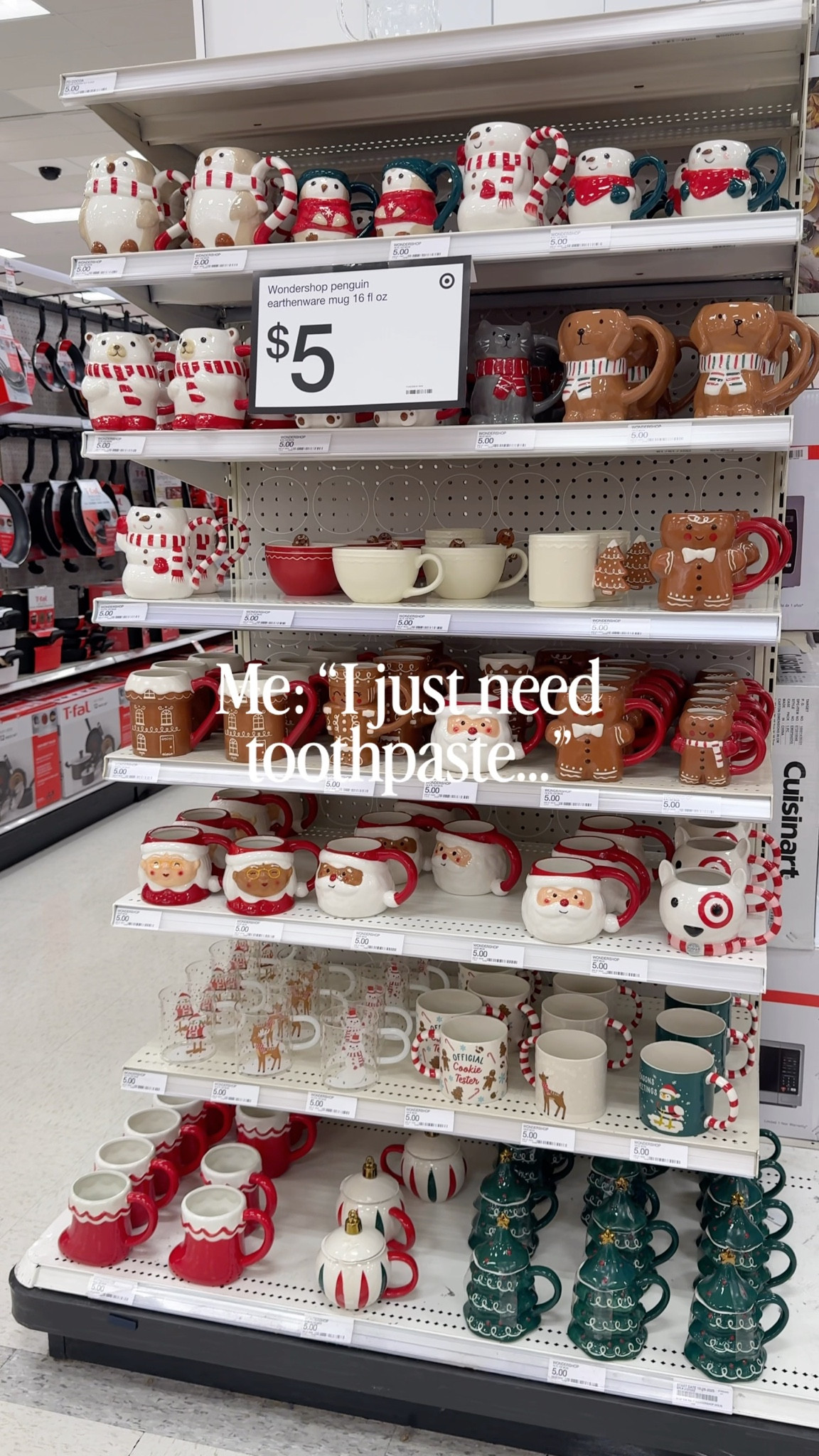 Me: “I just need toothpaste…”
Target: “I don’t think so…” 😆

Who can resist these $5 holiday mugs?! 🥰 Add some candies and a gift card for an easy gift idea! 

#LTKGiftGuide #LTKHoliday #LTKSeasonal