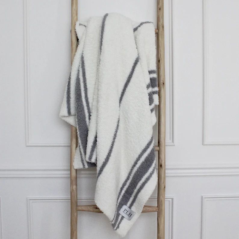 PLH Plush Blanket  Super Soft Throw Blanket  Luxury Woven | Etsy | Etsy (US)
