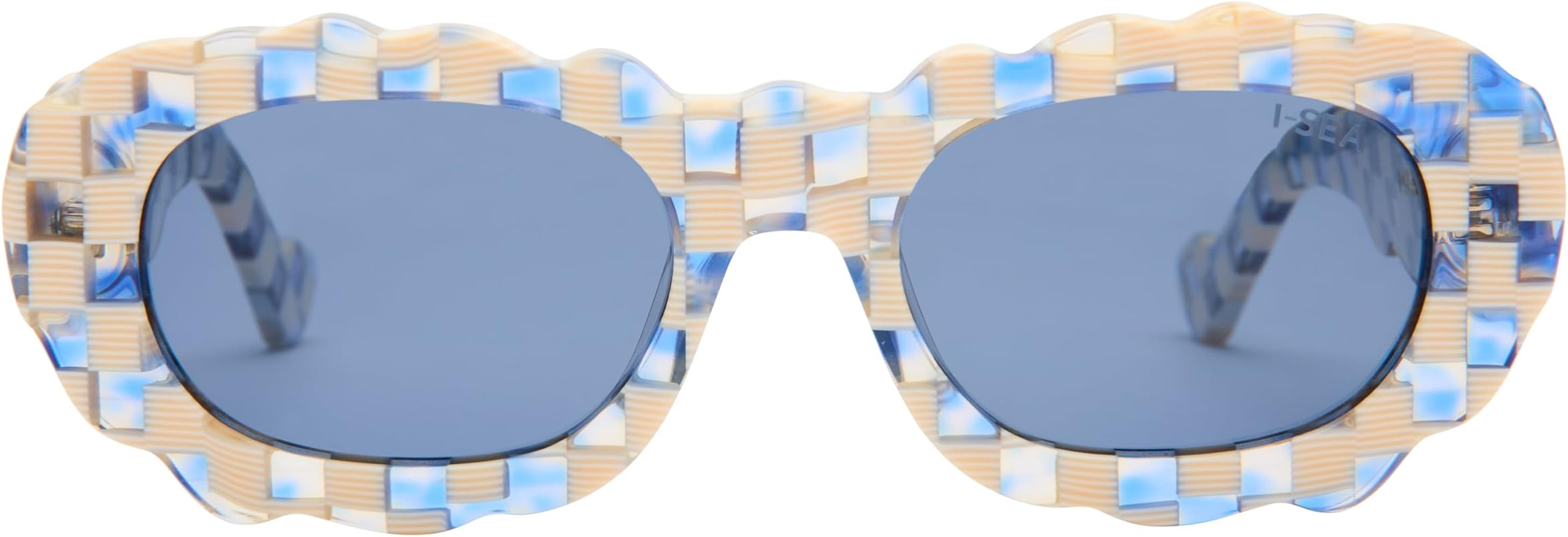 I-SEA Women's Polarized Sunglasses - Cloud 9 - Check/Navy | Amazon (US)