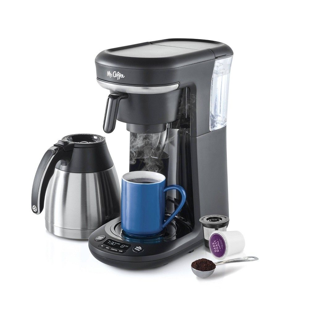 Mr. Coffee Pod + 10-Cup Space-Saving Combo Brewer | Target