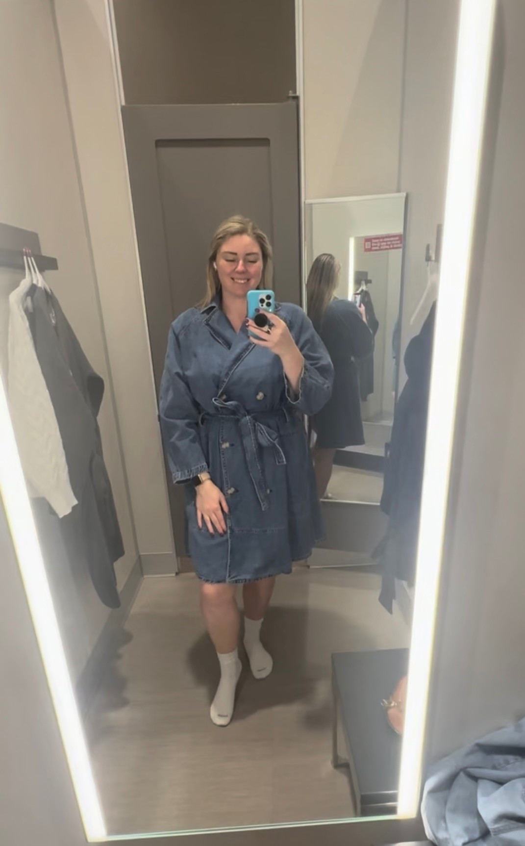 How cute is this denim dress?! They are selling it as a trench coat, I think it looks so much better as a dress!

I’m wearing a size 2X, and should have sized down. 

plus size fashion, mid size fashion, affordable fashion, denim dress, jean dress, target 

#LTKCyberWeek #LTKPlusSize #LTKMidsize