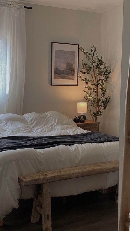 Nightstand olive tree small nightstand lamps organic modern bedroom decor

#LTKhome #LTKstyletip #LTKunder50
