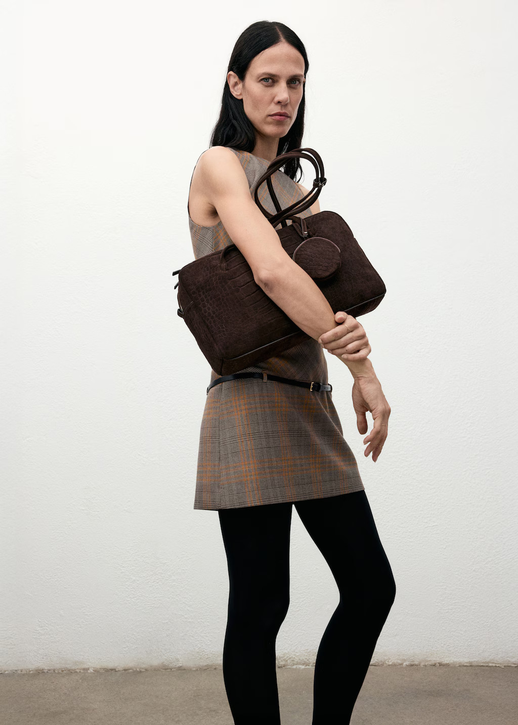 Check belt dress | Mango (US/MX/AU)