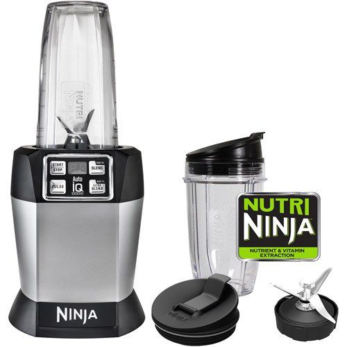 Ninja BL480 Nutri Auto-iQ Blender, Silver BL480 - Walmart.com | Walmart (US)