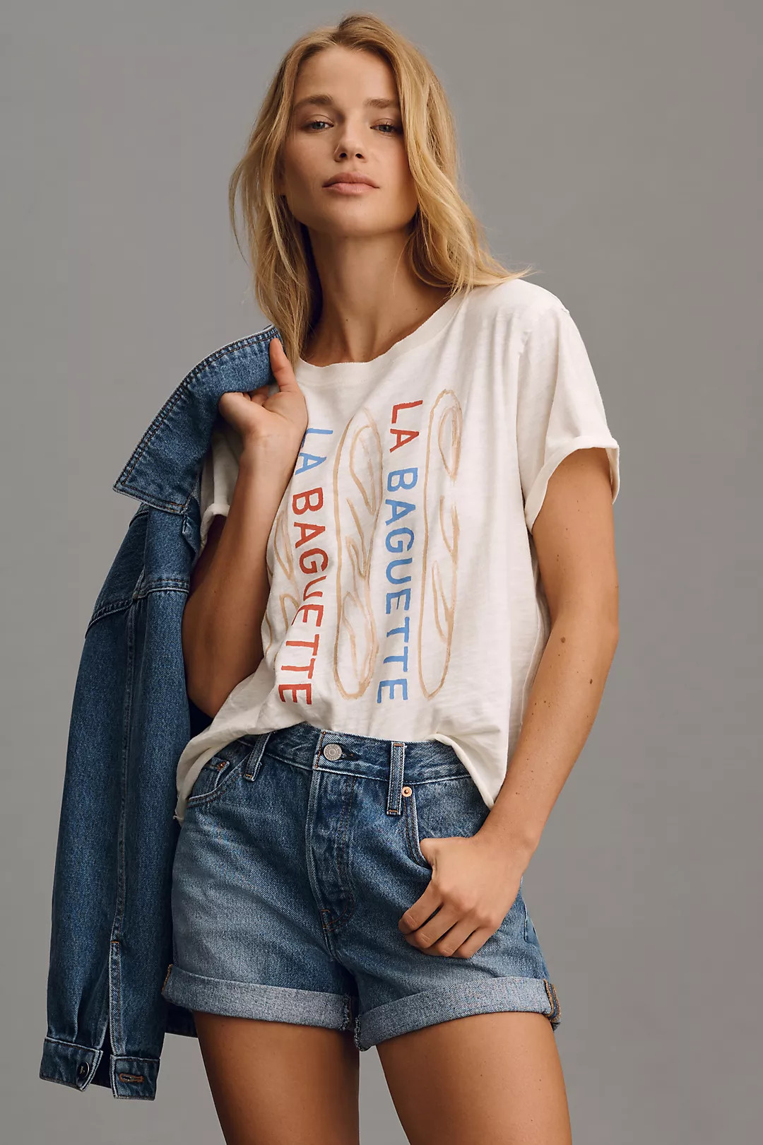 Levi's 501 Rolled Denim Shorts | Anthropologie (US)