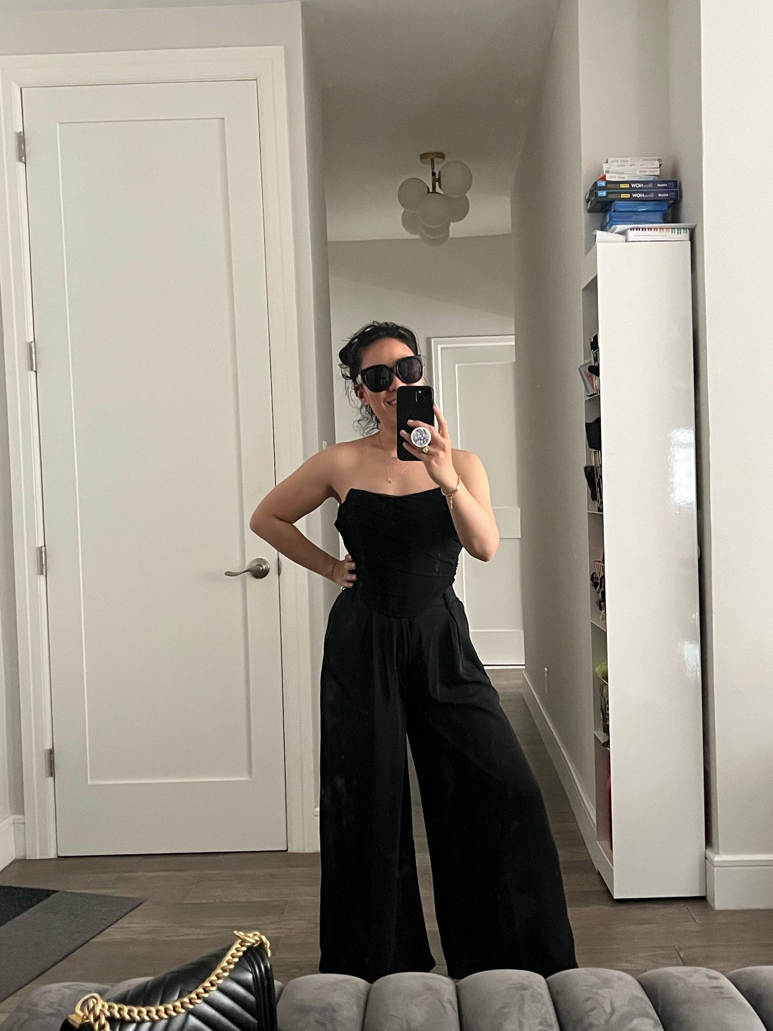 Trying new things. Wide leg. Bustier corset top. Back zip. Wearing the 0-2 size. I recommend ordering multiple sizes and keeping the one that fits. Amazon find. Amazon outfit. Amazon fashion.

#LTKitbag #LTKtravel #LTKunder50