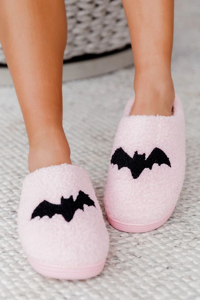 Pink Bat Slippers | Pink Lily