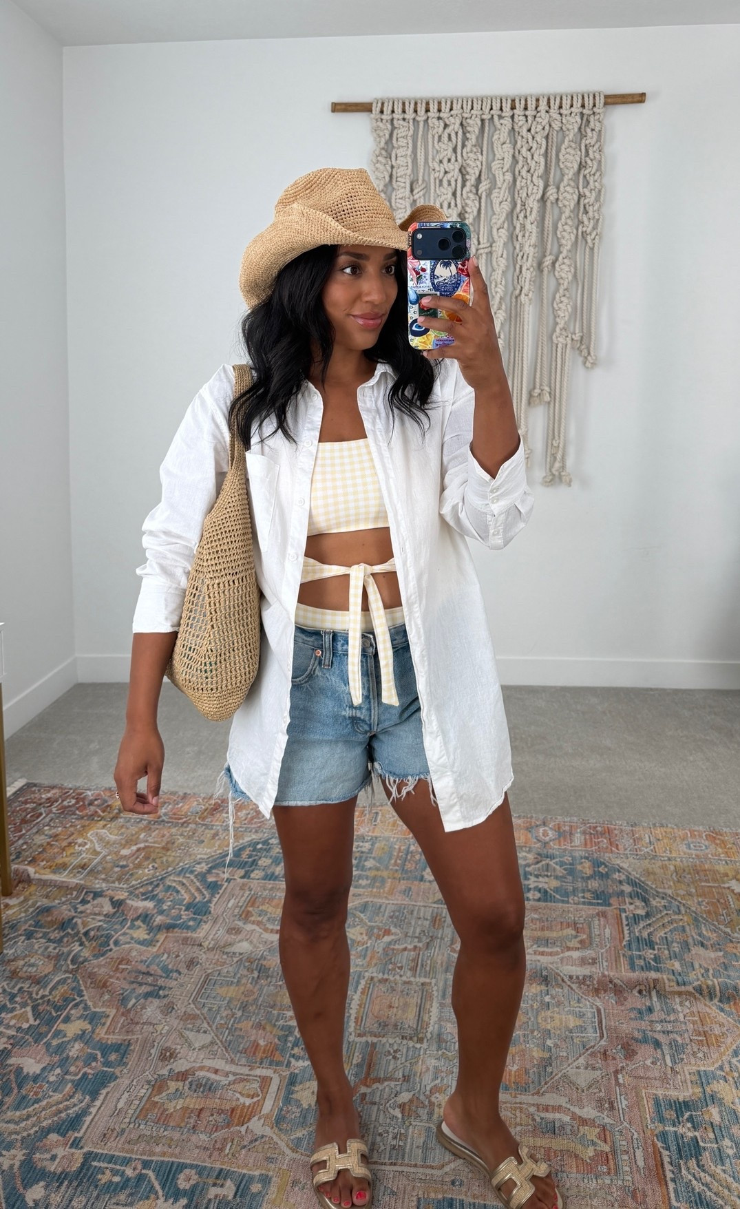 Size L in swim, 10 in shorts! Pool OOTD!
Code: krychele15 for swim AND hat!
@gigipip

#LTKSwim #LTKootd #LTKMidsize