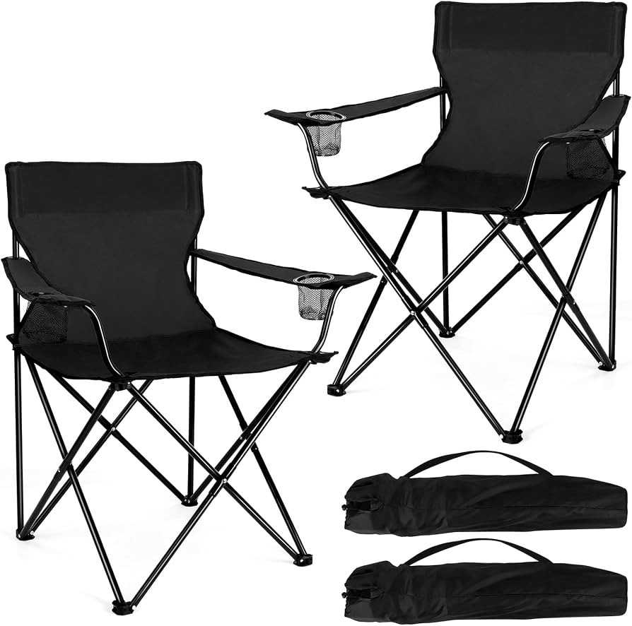 Joyfair Portable Camping Chair, Outdoor Lawn Folding Chairs for Adults, Heavy Duty Large Foldable... | Amazon (US)