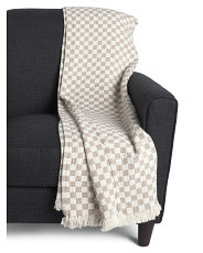 Made In Portugal Checkerboard Throw | Global Home | Marshalls | Marshalls