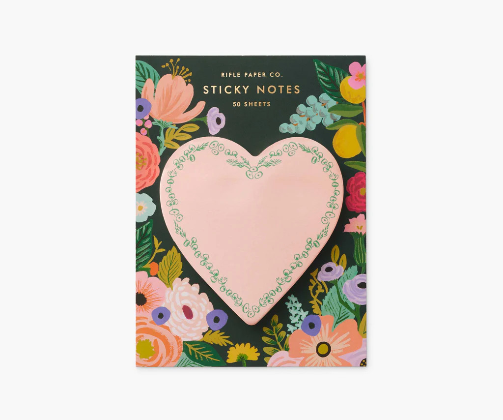 Sticky Notes - Heart | Rifle Paper Co.