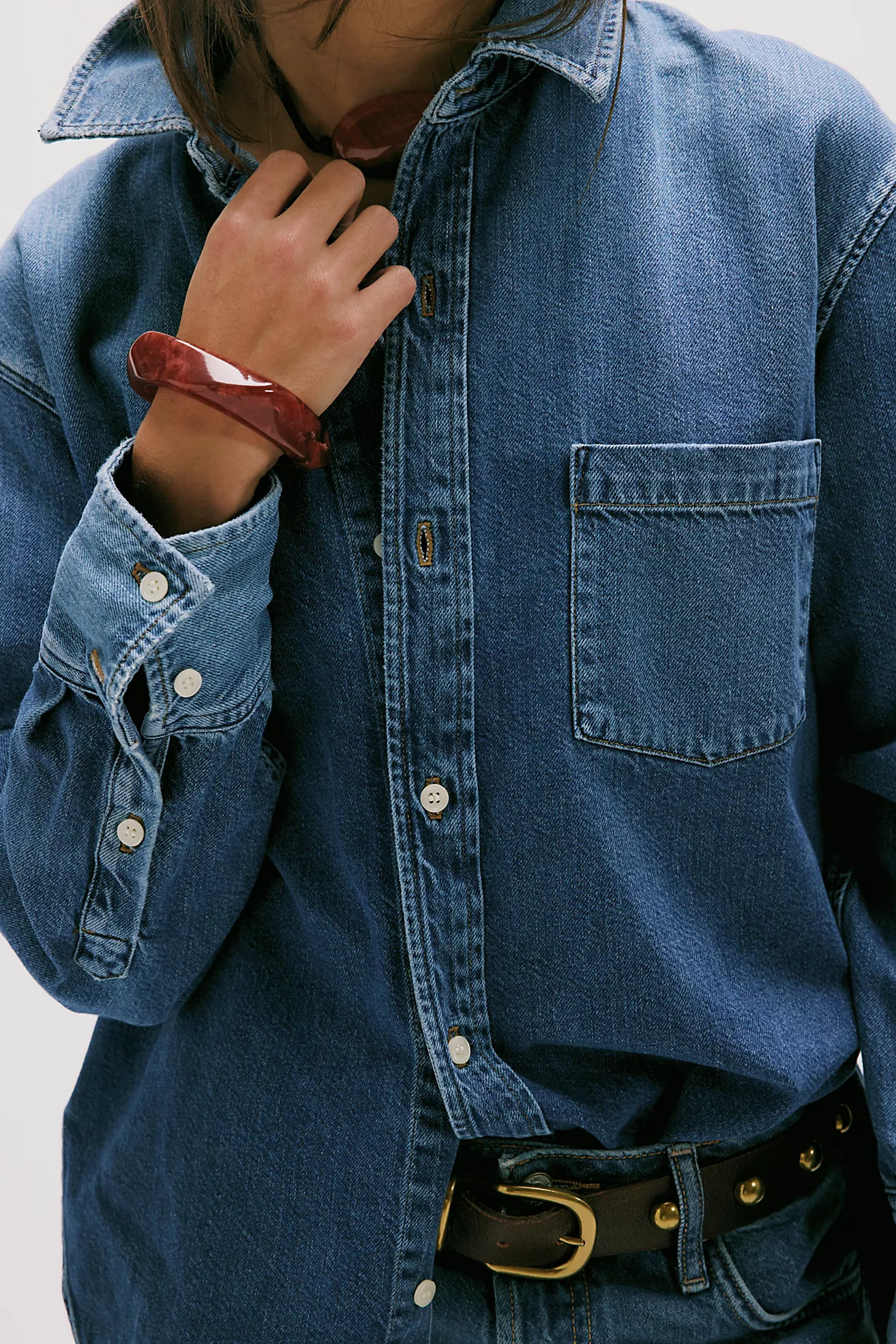 Citizens of Humanity Carter Denim Button Down | Free People (Global - UK&FR Excluded)