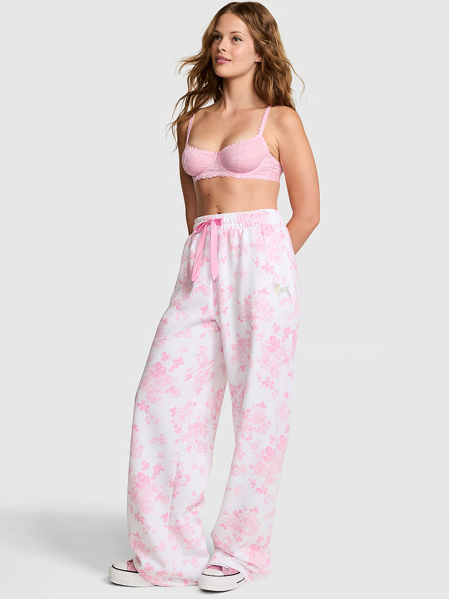 PINK x LoveShackFancy Wide-Leg Sweatpants | Victoria's Secret (US / CA )