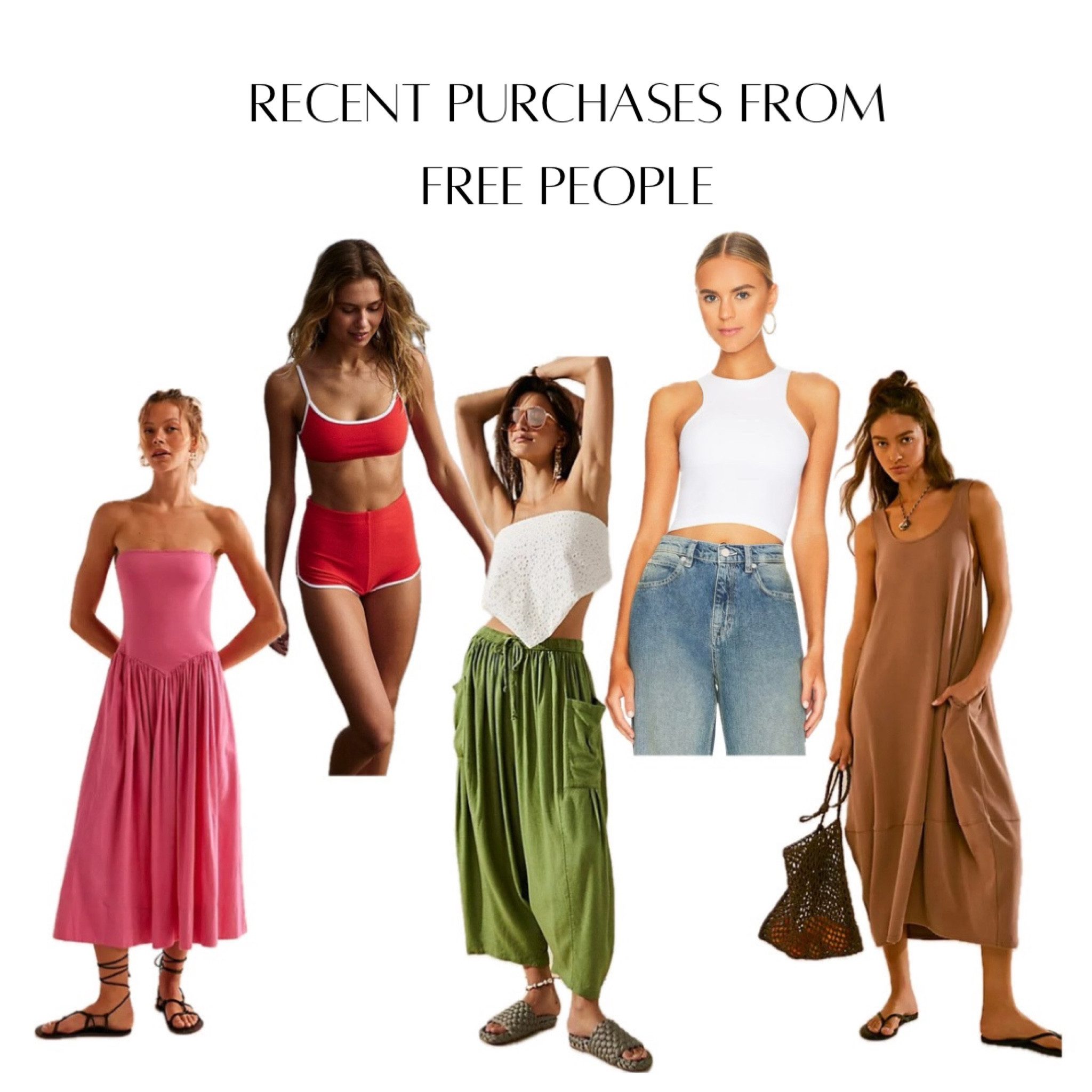 Recent free people purchases

#LTKSeasonal #LTKSummerSales #LTKStyleTip