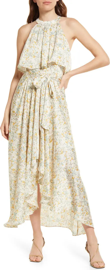 Bishop + Young Menorca Floral Halter Neck Maxi Dress | Nordstrom | Nordstrom