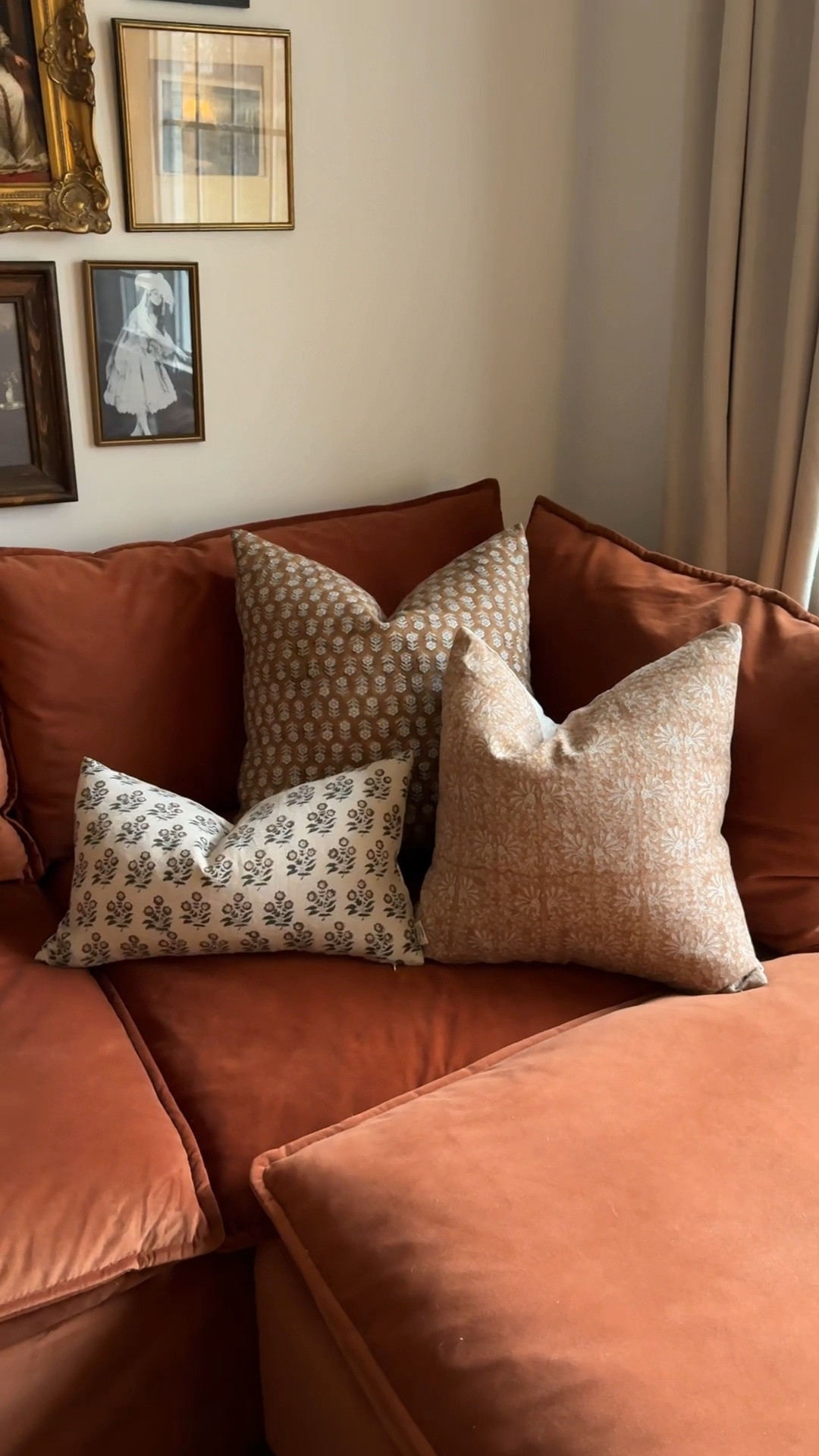 Making our living room a little cozier by FINALLY upgrading our throw pillow covers! The stark contrast between the old throw pillows and the deeper tones in our living room decor wasn’t cutting it anymore. I knew I wanted them to evoke the antique vibes I have throughout our home and I think I found the PERFECT pillow covers! What do you guys think?!

#etsyfind #homedecor #interiordesign #throwpillows #darkacademia #darkacademiaaesthetic #fyp #foryou #foryoupage #homefind #cozy #cozyathome #cozyvibes #aesthetic #aesthetichome #aesthetichomedecor #pillowrefresh #livingroomdecor #livingroominspo

#LTKfindsunder100 #LTKMostLoved #LTKhome