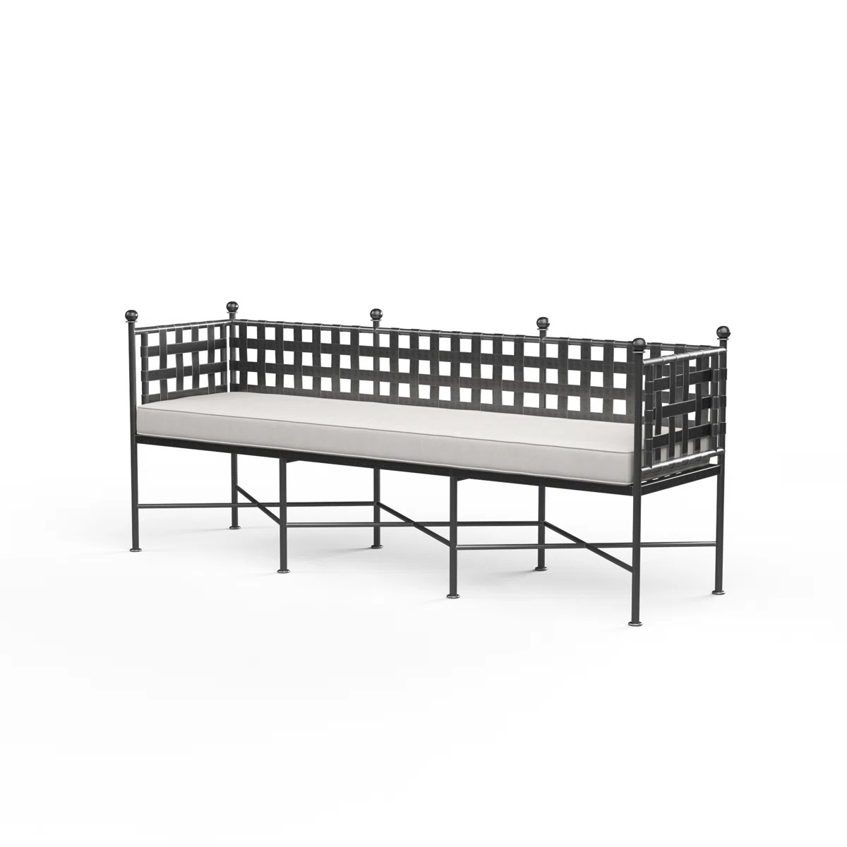 Provence Wrought Iron Outdoor Bench | Wayfair North America
