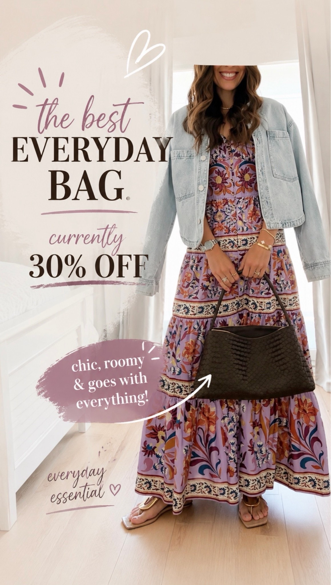 Favorite bag and Summer dress 🩷 wearing xs

#LTKootd #LTKSaleAlert #LTKOver40