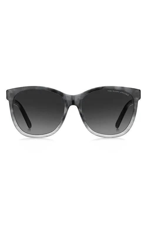 Marc Jacobs 57mm Cat Eye Sunglasses in Havana Grey/grey Shaded at Nordstrom | Nordstrom