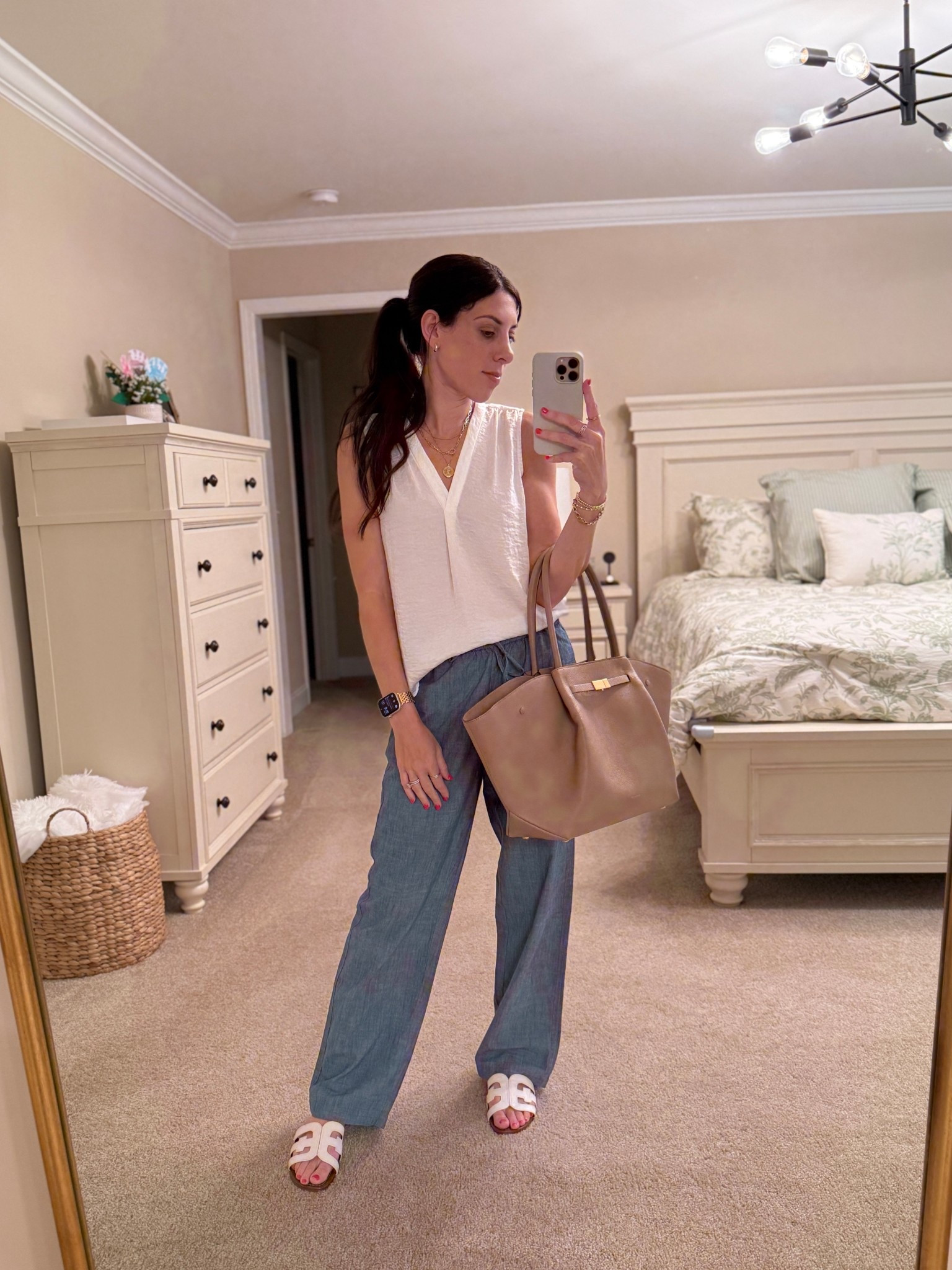 Comfy summer work wear! Top and sandals on Nordstrom Anniversary sale  

#LTKSaleAlert #LTKItBag #LTKFindsUnder100