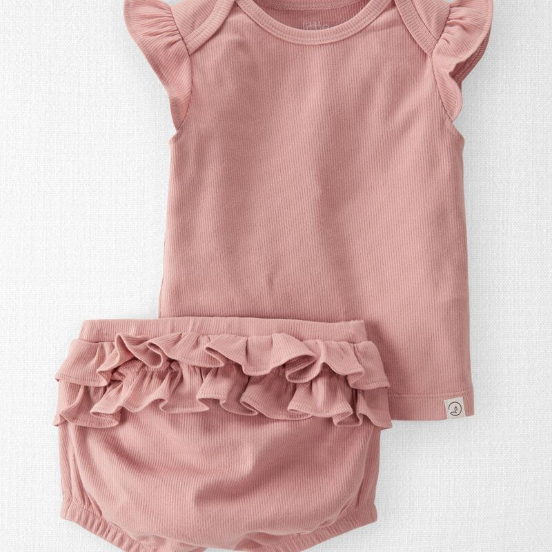 Baby 2-Piece Organic Cotton Rib Play Set | Carter's
