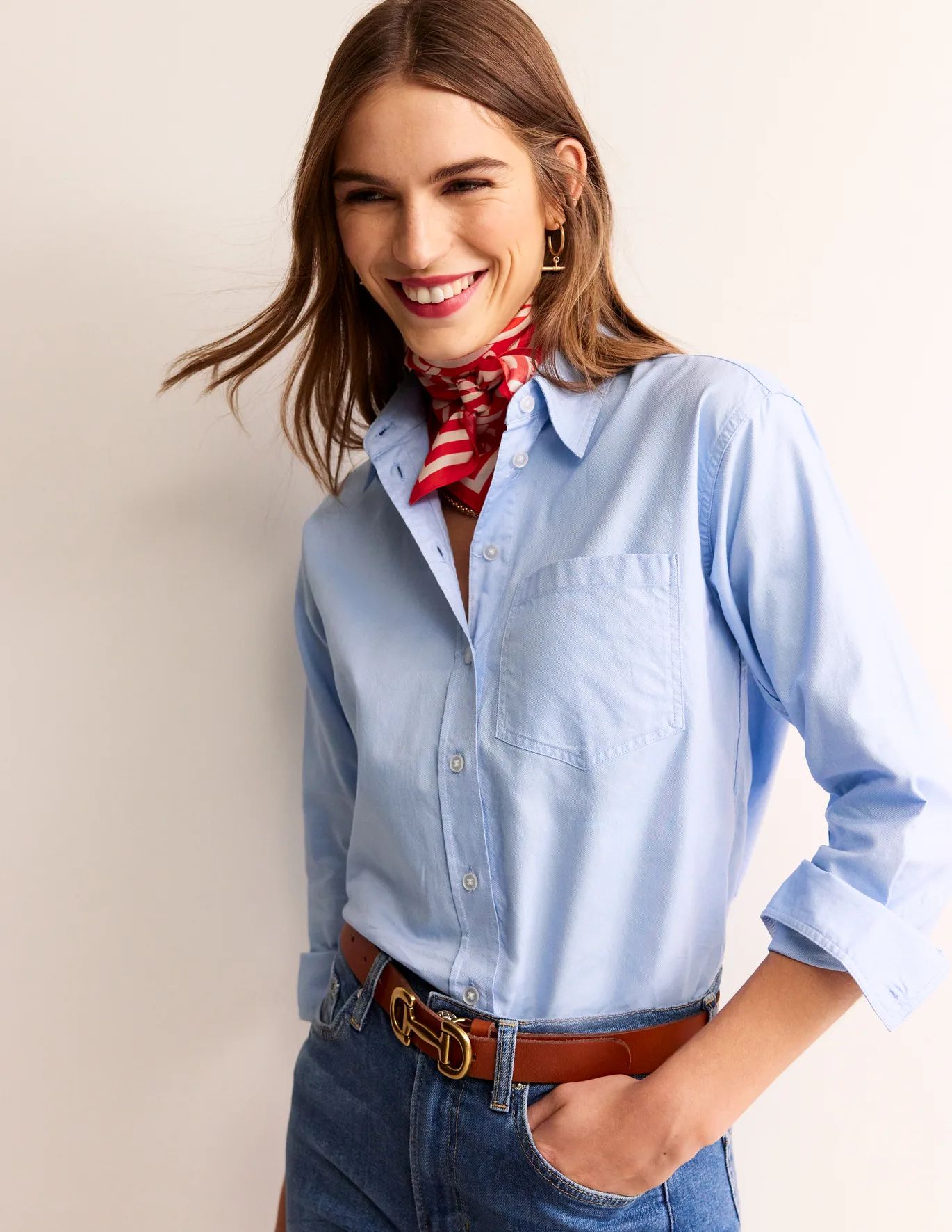 Connie Relaxed Cotton Shirt | Boden (UK & IE)