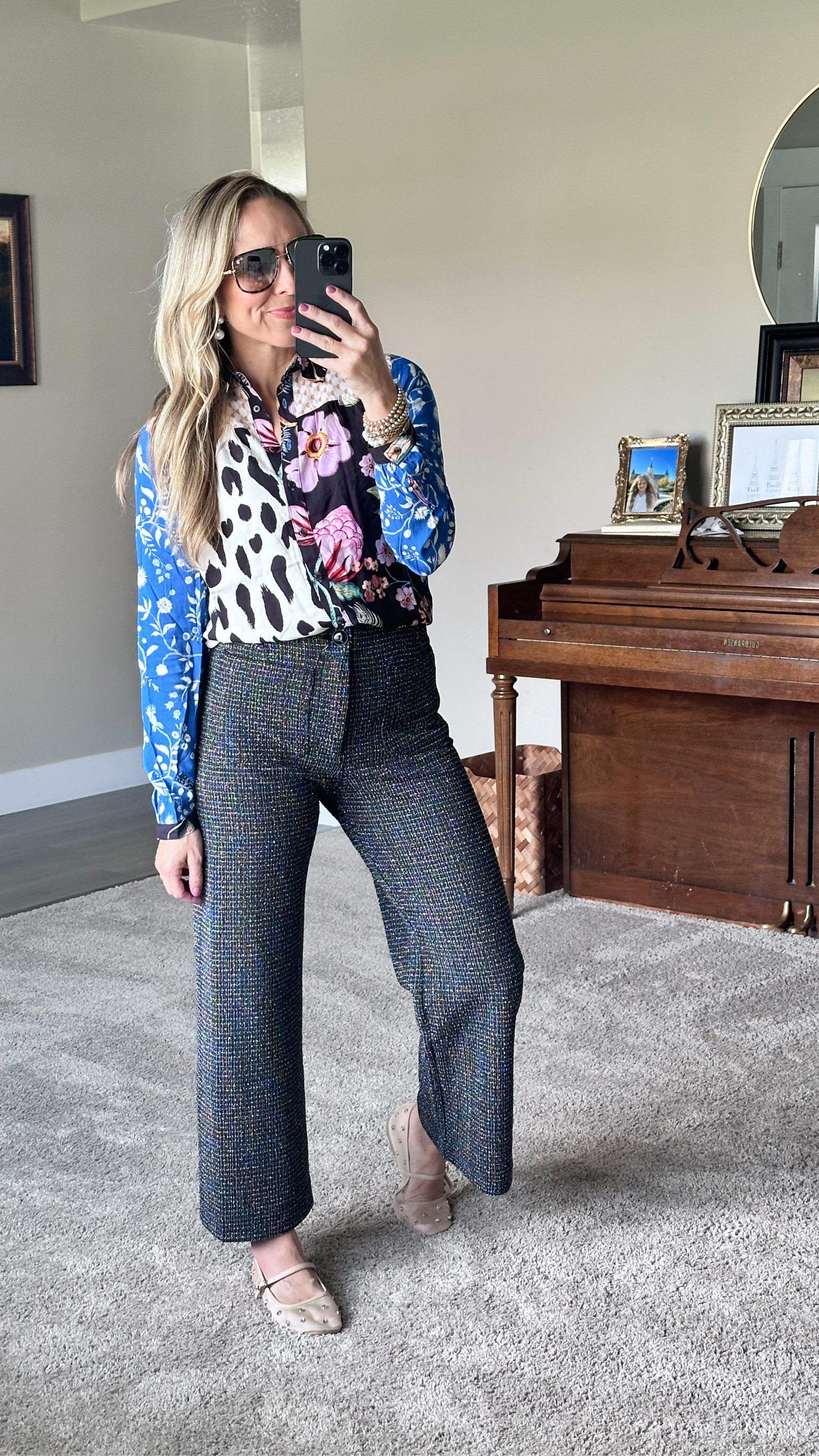 This was the top fun outfit of 2024! I love these unique pieces! Everything is true to size, but I would size down in the pants. 

#LTKStyleTip #LTKSeasonal #LTKParties