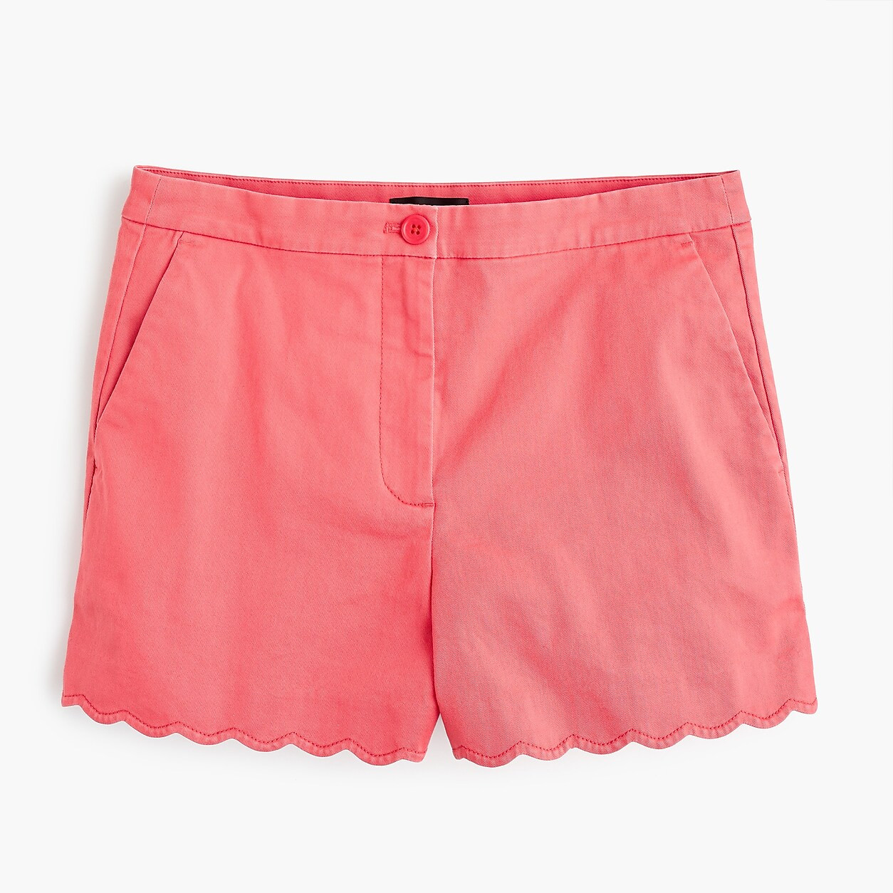 4" chino short with scalloped hem | J. Crew US